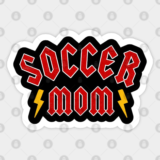 Soccer Mom (Heavy Metal Rock Style) Sticker by Numero14